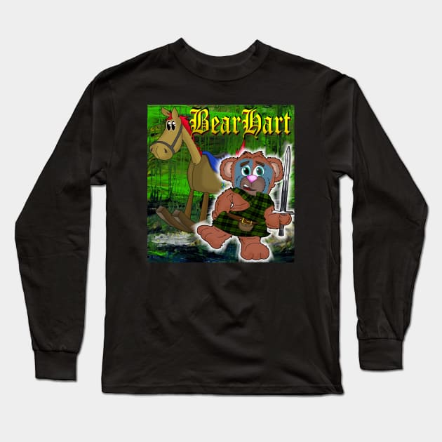 BearHart Long Sleeve T-Shirt by lytebound